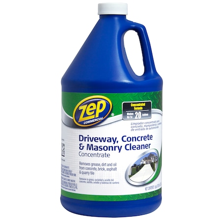 Zep Driveway, Concrete & Masonry Cleaner Concentrate, 1gal ZUCON128